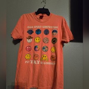 Comfort Colors size Medium Pink/CORAL Mais Spirit Competition PUT Yay in Gameday